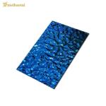 PVD Color Coating Mirror Water Ripple Stainles Steel Sheet Deocration Ceiling