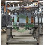 1000BPH 4 Head Semi Auto PET / Glass Bottle Carbonated Drink Filling Line