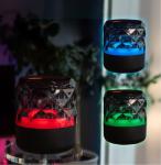 Black Portable Speaker with 3.7V 1200mAh Battery Bluetooth TF Card FM Radio USB