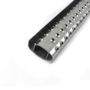 Wholesale Three Row Perforated Steel Sheet Anti Slip Ladder Rung With Raised Round Holes from china suppliers