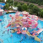 Fiberglass Rainbow Water Slide Muti Player Commercial Pool Slides