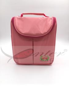Wholesale Pink 420D Polyester Travel Cooler Bag , Insulated Bag , Small Lunch Bag from china suppliers