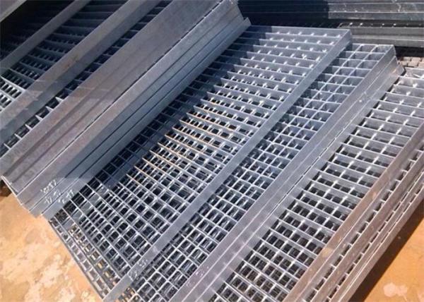 Customized Surface Treatment Stainless Steel Grating Panels , Steel Grate