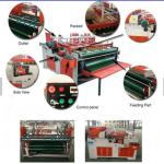 Lock Bottom Folder Gluer Corrugated Carton Box Machine