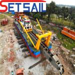 900-1200 Cubic Meter Diesel Engine Hydarulic Motor Cutter Suction Dredger 26