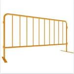 48mm O.D Metal Heavy Duty OEM ODM Steel Barricades Crowd Control 1.5mm Temporary