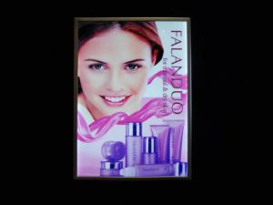 Wholesale Hanging style black aluminum frame snap led light box from china suppliers