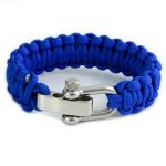 Custom Adjustable Paracord Survival Bracelet Perfect for Outdoor Survival
