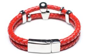 Wholesale Leather Bracelet, Stainless Steel Clasp from china suppliers
