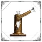 Matrix Perc Mini Bong Smoking Water Pipes Hookah Copper Art On Glass