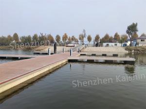 Wholesale Strong Loading Marine Aluminum Gangways With Customized Floating Pontoon Yacht Dock from china suppliers