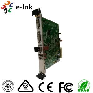 Wholesale 10G SFP+ Port Dvi To Ethernet Converter 5U Rack Card Type 4K 3840*2160/60P from china suppliers