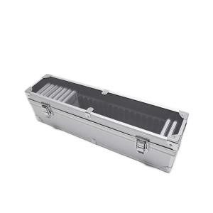 Wholesale Silver Color Aluminum Storage Case , 25 PCGS NGC Coin Holder Storage Box from china suppliers