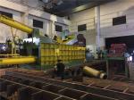 Stainless Steel Scrap Hydraulic Baling Press Machine / Metal Scrap Baling
