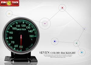 Wholesale DC 5v 60mm Autometer Oil Temp Gauge, DO6355 LCD Competition Dash With Warning from china suppliers