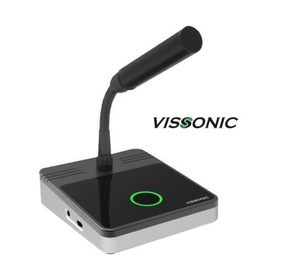 CAT5 Wired Digital Discussion Desktop Conference Microphone With 128 * 32 OLED