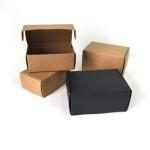 Wholesale kraft paper plain soaps paper box without printing