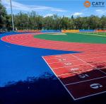 Iaaf Professional 400 Meters 8 Lanes Athletic Rubber Running Track Full PUR