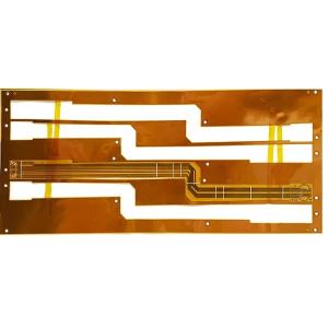 Wholesale Flex 2 Layer Flexible PCB Board Yellow Cover Film 0.5mm Silkscreen from china suppliers