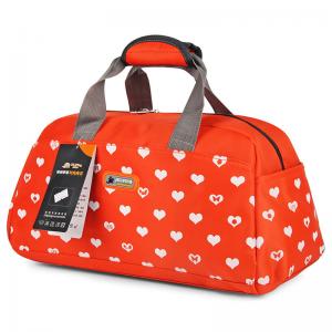 Wholesale Printed Custom Duffle Bags , Reusable Nylon Cloth Bag For Ladies from china suppliers
