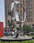 Corrosion Resistant 3.5M Height Modern Abstract Sculpture as Ornaments