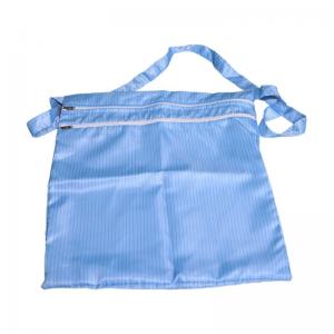 Wholesale Three Layers Ziplock Blue Anti-static Lint Free Anti Static ESD Polyester Cleanroom Bag With Zipper from china suppliers