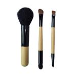 3pcs Cosmetic Brush Set , Mini Makeup Brushes For Travel