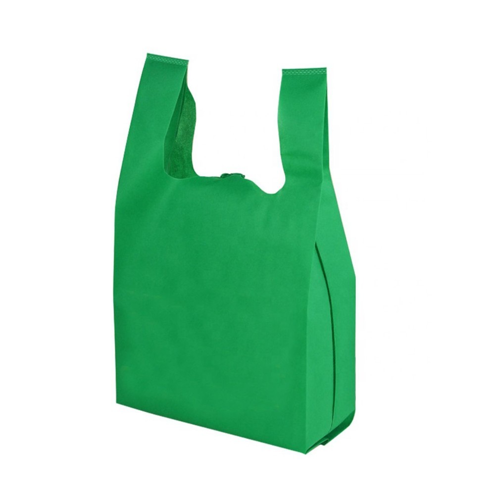 ODM PP Laminated Non Woven Bag Folding Eco Friendly Grocery Shopping Bags