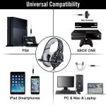 PS4 PS5 Xbox PC Onikuma F9 Wired Gaming Headset With 50mm Driver Microphone RGB