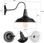Solar LED Wall Lights Outdoor Wall Mounted with Optional Extension Cable