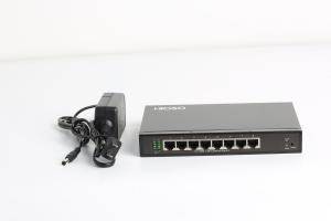 Wholesale WEB Management 8 10/100M Rj45 Ports Fiber Optic Switch DC12V from china suppliers