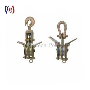 Wholesale Transmission Lines Dual Sheave Hoisting Knots Iron Lifting Block And Tackle from china suppliers