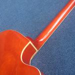Hollow body jazz electric guitar, Double F holes,Ebony Fingerboard,Tremolo