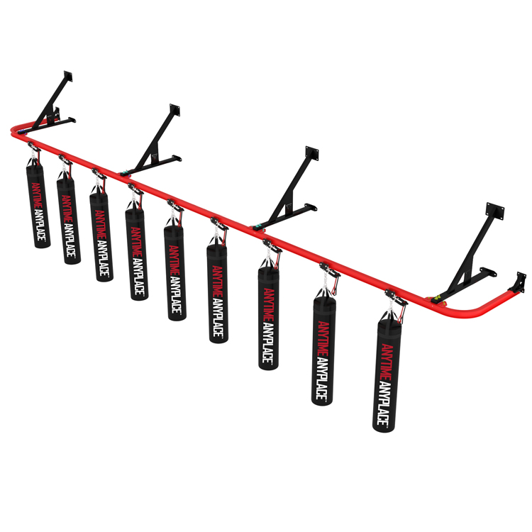5*12m Wall Mounted Boxing Bag Movable Punching Bag Rack Custmized