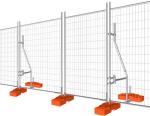 Portable Windbreak Fence Panels / Temporary Outdoor Fence 2.4m width 3mm
