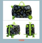 CHILDREN'S MULTI-FUNCTIONAL TROLLEY BOX NEW RIDING SUITCASE MULTI-WHEEL CARTOON