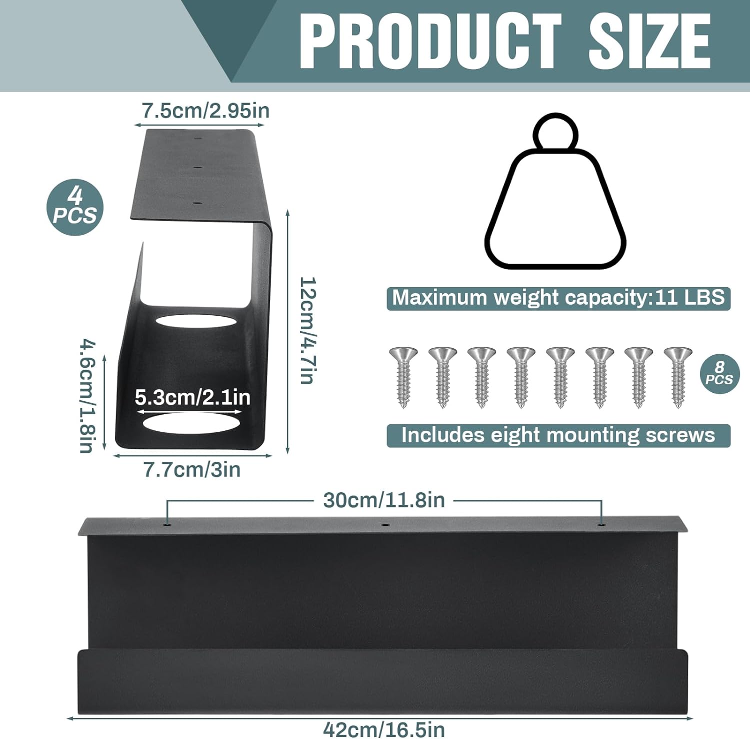 Carbon Steel Under Desk Cable Management Tray Mount Cord Wire Cable Tray for Desk