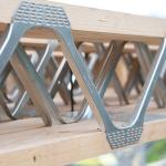 Silver Metal Building Materials Galvanized Steel Truss Connector Easi Joist