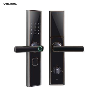 Wholesale Keyless Digital Smart Door Locks Keypad Biometric Fingerprint from china suppliers