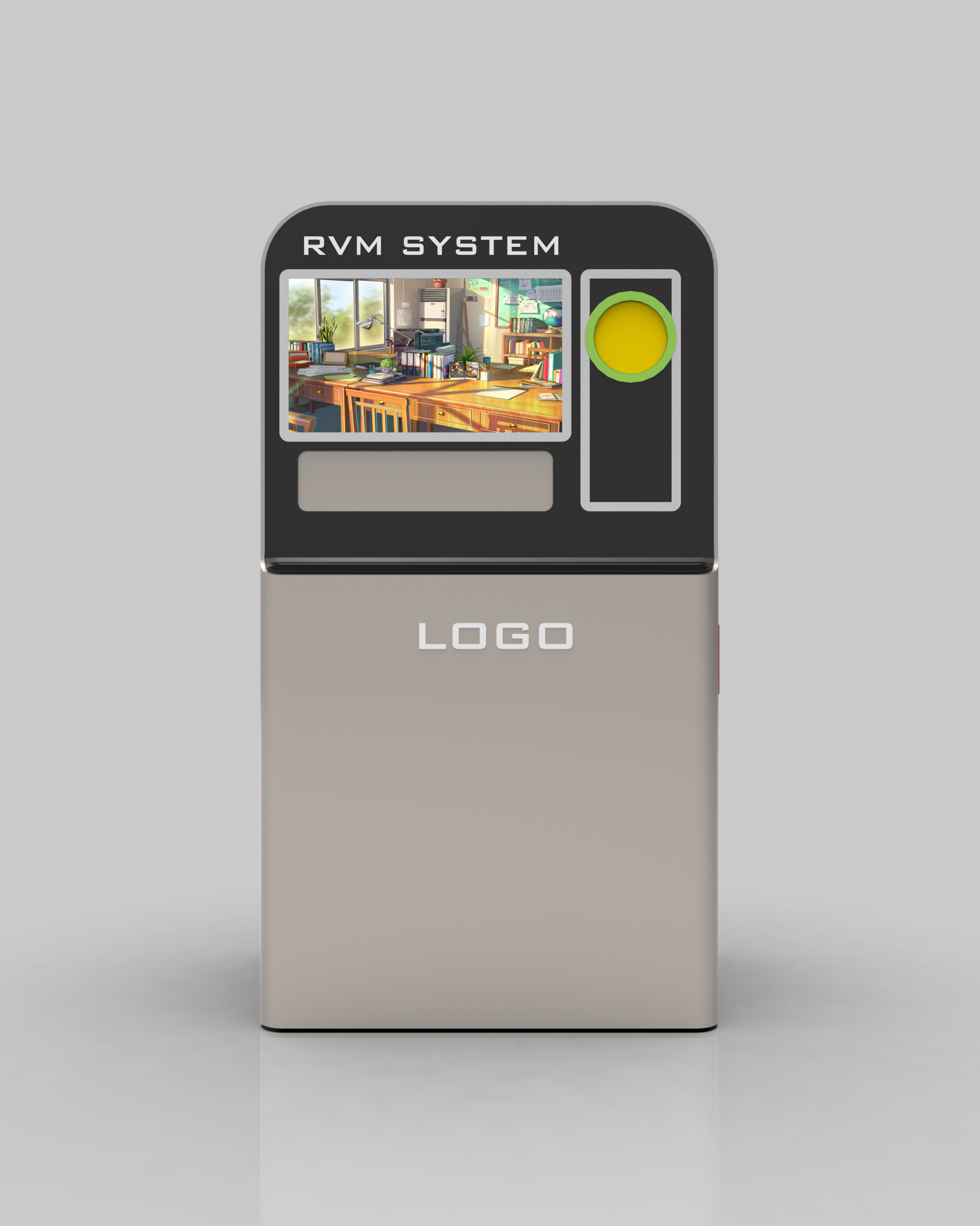 Commercial Supermarket Indoor Circle RVM 7020