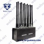 DCS GSM GPS WIFI UHF VUH Jammer CDMA 24W 12 Antennas Desktop