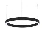 Round Aluminum LED Channel For LED Strip Lights Bendable Black Color