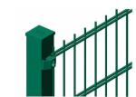 Security 868 656 Double Welded Wire Mesh Fence 50*200mm Hole Powder Coating