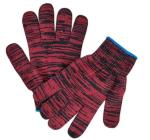 21cm-26cm Red Cotton Knitted Gloves OEM Heavy Duty Cotton Work Gloves