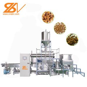 Wholesale Automatic Cat Pet Dog Food Making Machine Dry Feed Extrusion from china suppliers