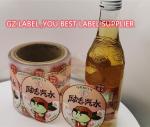 Custom Water Bottle Labels Personalised Label Transparent Label for Beverage