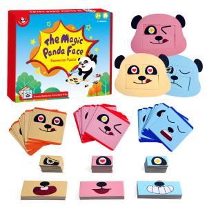 Wholesale Face Changing Matching Puzzle Educational Montessori Toy for Preschooler from china suppliers