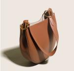 One Strap Retro Underarm Bag PU Leather Under Armpit Bag