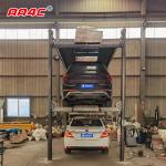 AA4C Integrated 4 Post Triple Car Parking Lift Auto Parking System 3 Cars