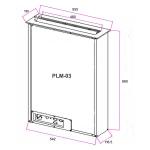 19 Inch Motorized Monitor Lift , Pop Up Monitor Lift For Incorporting